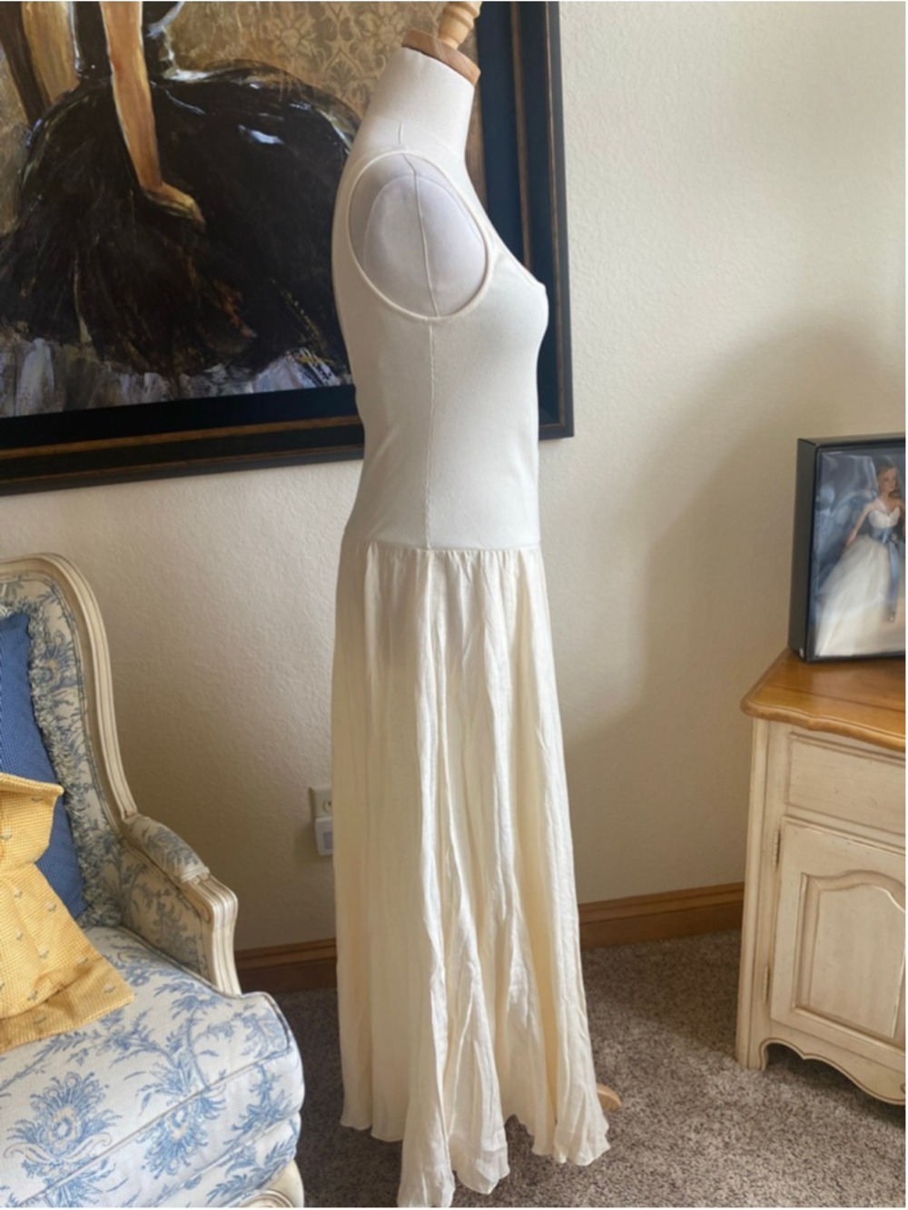 NWT Johanna Ortiz Ecru Mariner Maxi Dress Size 4 - Picture 3 of 6